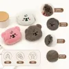 Teddy bear round bag plush coin wallet, cute student storage keychain, cartoon small pendant, three-dimensional wholesale small pendant, plush doll, wedding gift, pink, white, brown teddy bear round bag, claw machine doll, cute and fun design Item Picture